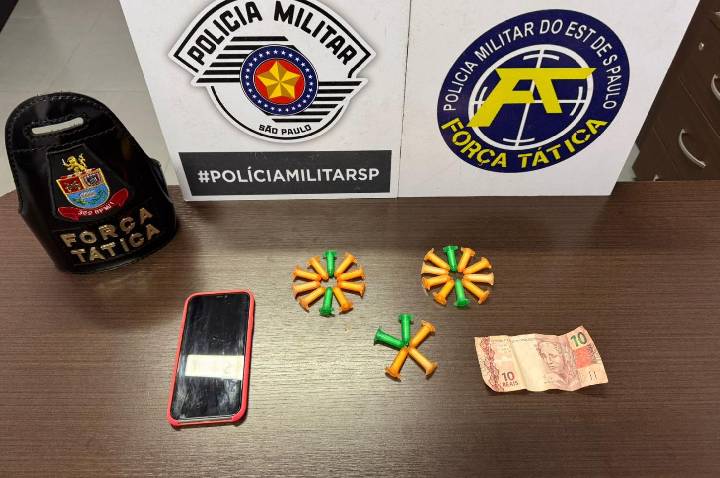 Homem é preso por tráfico de drogas durante operação policial em Leme