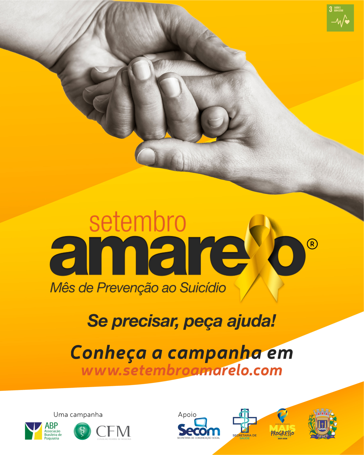 Setembro Amarelo – Mês de Prevenção ao Suicídio