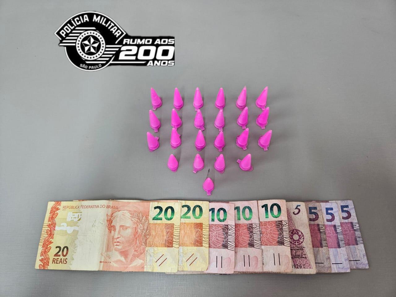 Adolescente é apreendido por ato infracional de tráfico de drogas em Leme