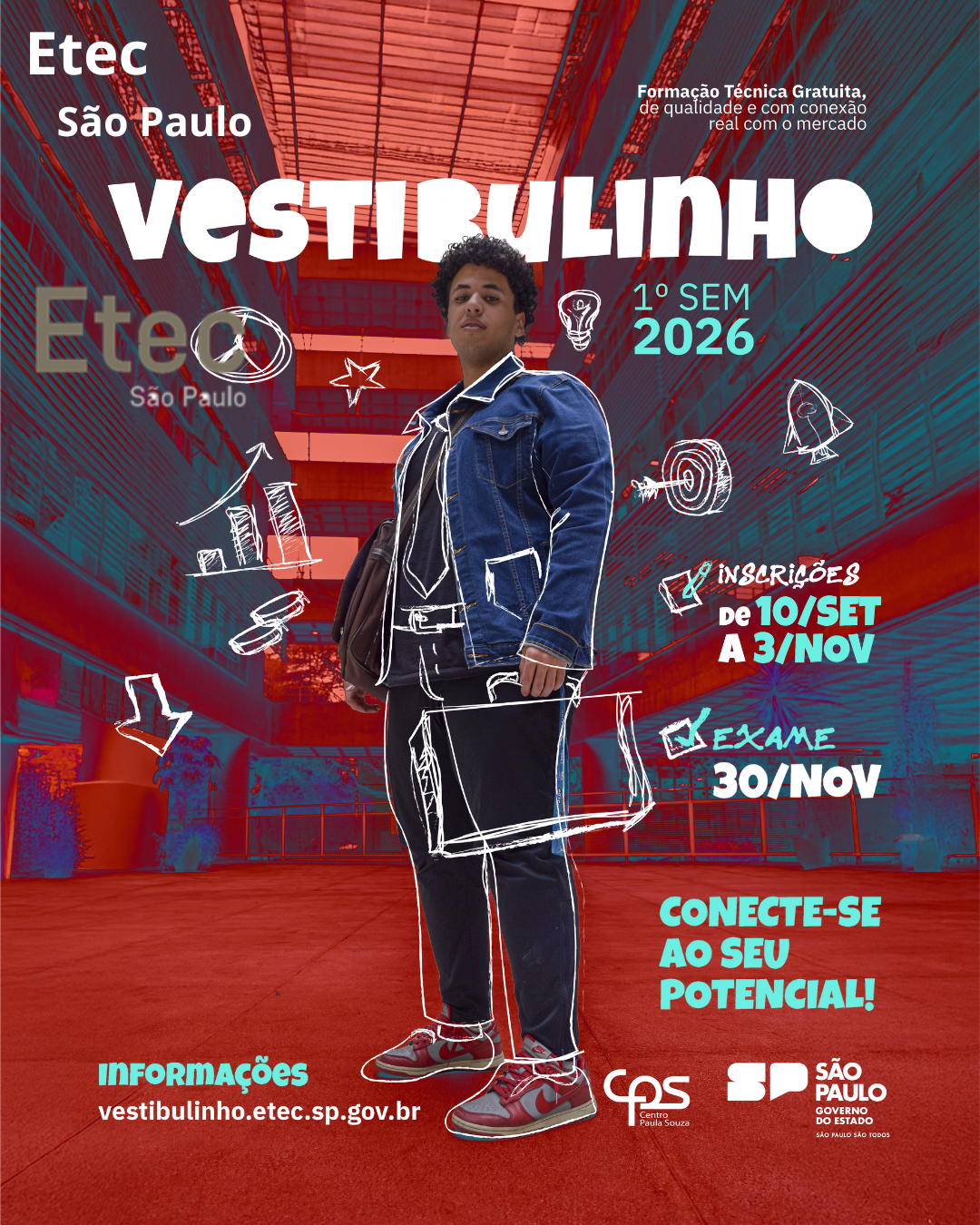 ETEC de Leme abre inscrições para cursos técnicos e ensino médio gratuito