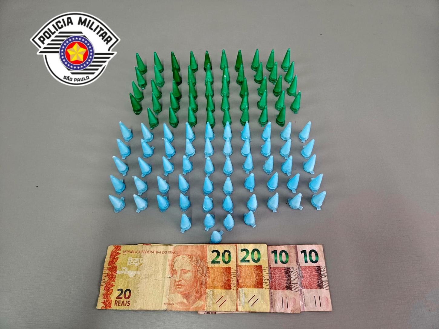 Jovem de 21 anos é preso por tráfico no Jardim Empyreo