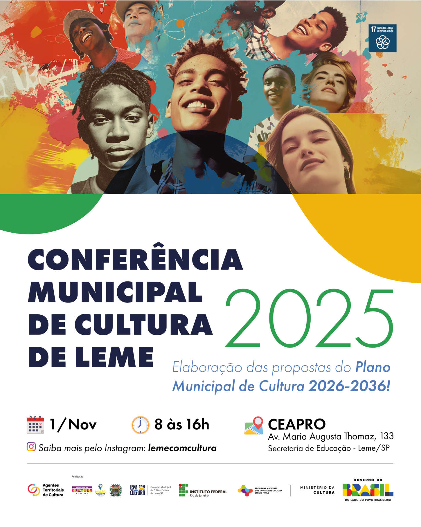 Leme realiza 1ª Conferência Municipal de Cultura para fortalecer políticas culturais