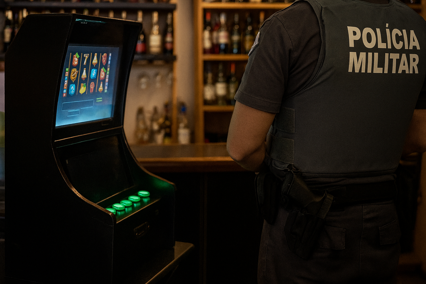 Operação Impacto flagra caça-níquel em adega de Pirassununga