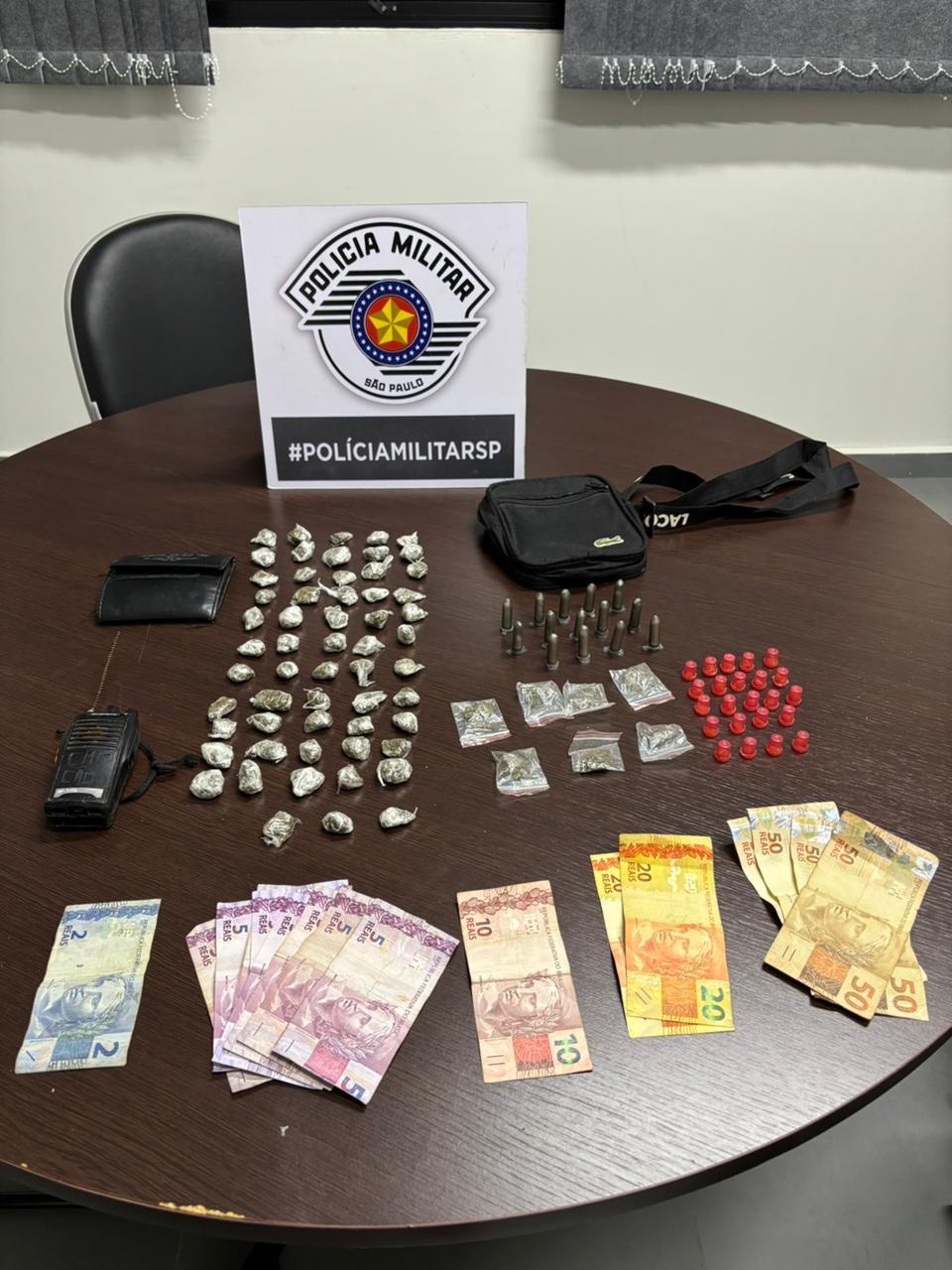 PM prende dupla por tráfico e associação criminosa durante Operação Impacto em Leme