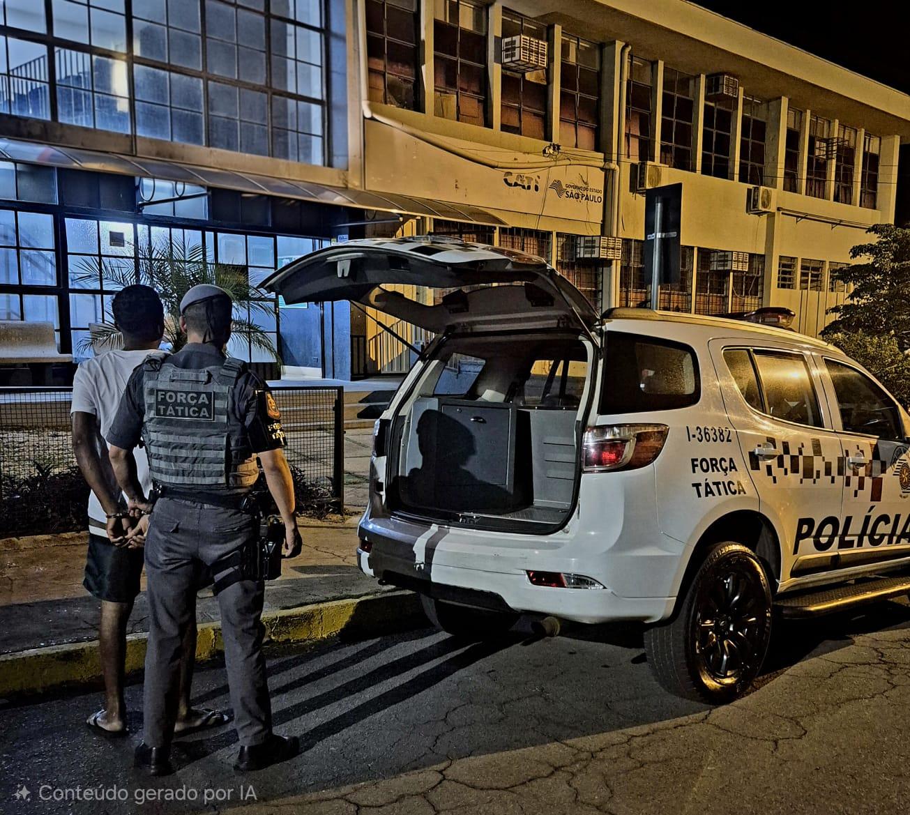 Força Tática captura procurado por tráfico durante Operação Impacto em Pirassununga