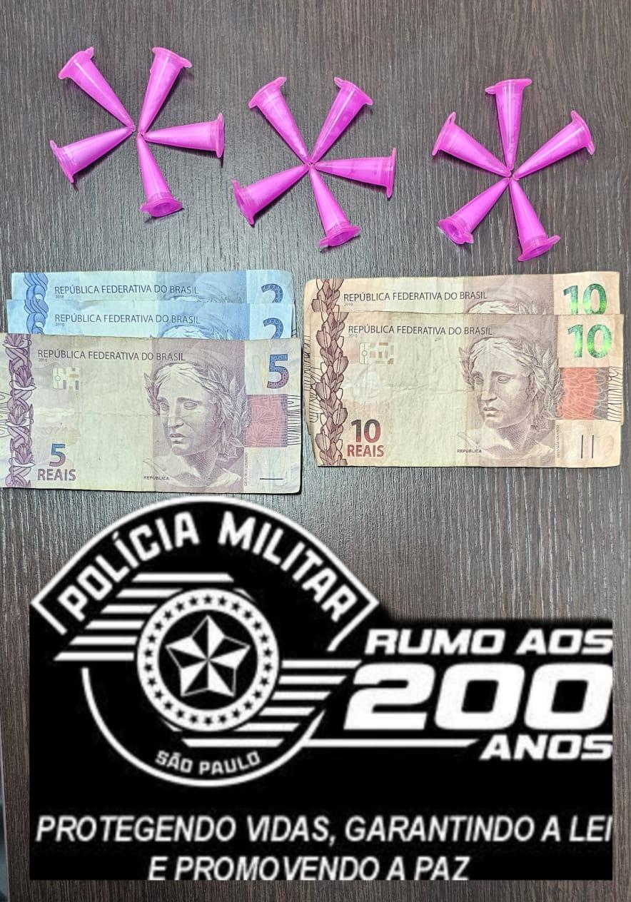 Homem é preso em Leme por tráfico de drogas durante patrulhamento no Jardim Primavera