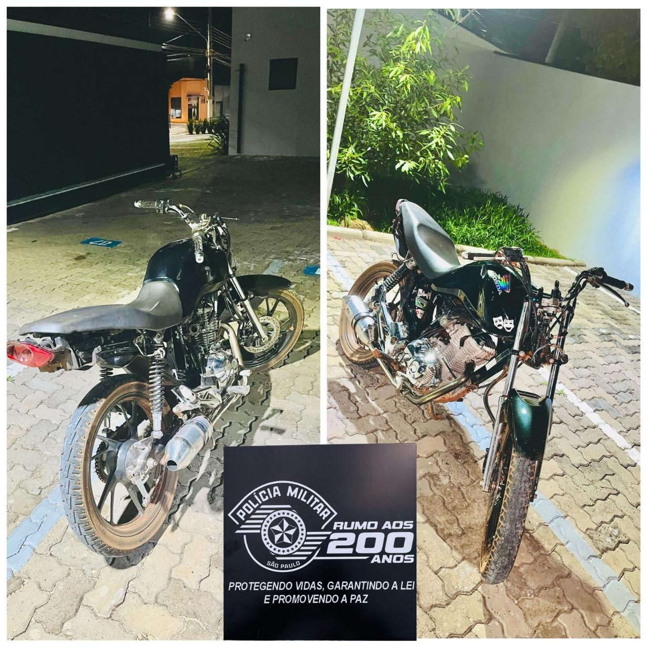 Motocicleta furtada em Araras é localizada pela PM em Leme durante operação noturna