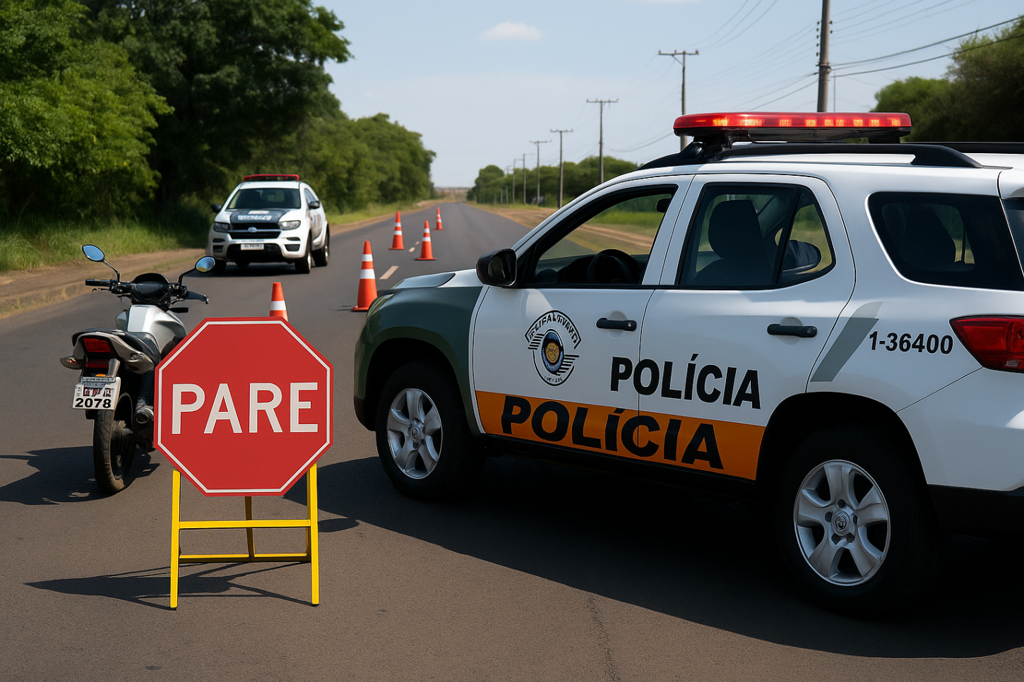 PM intensifica bloqueios e reforça segurança durante Operação Impacto em Leme