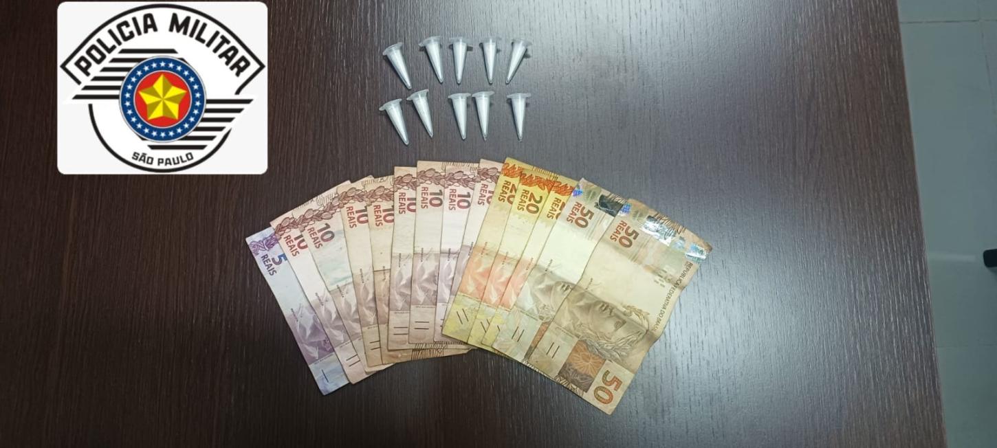 Homem é preso por tráfico de drogas no Jardim Saulo, em Leme