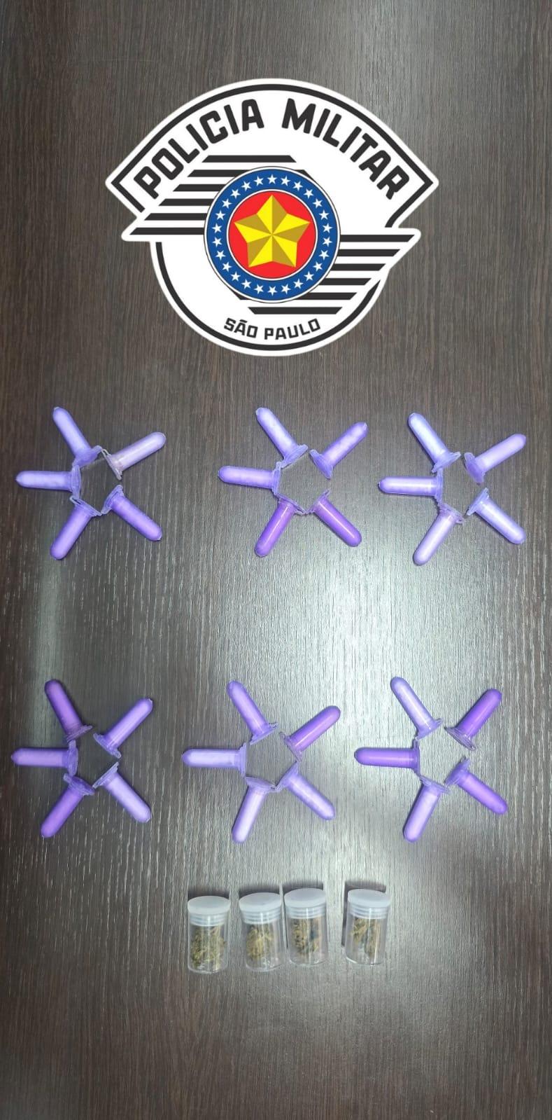 Jovem é preso por tráfico de drogas no Jardim Vanessa, em Leme