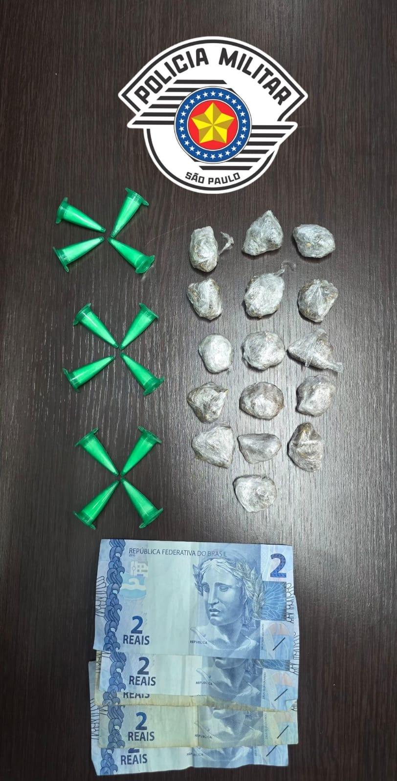 Menor é apreendido por ato infracional de tráfico no Jardim Empyreo, em Leme