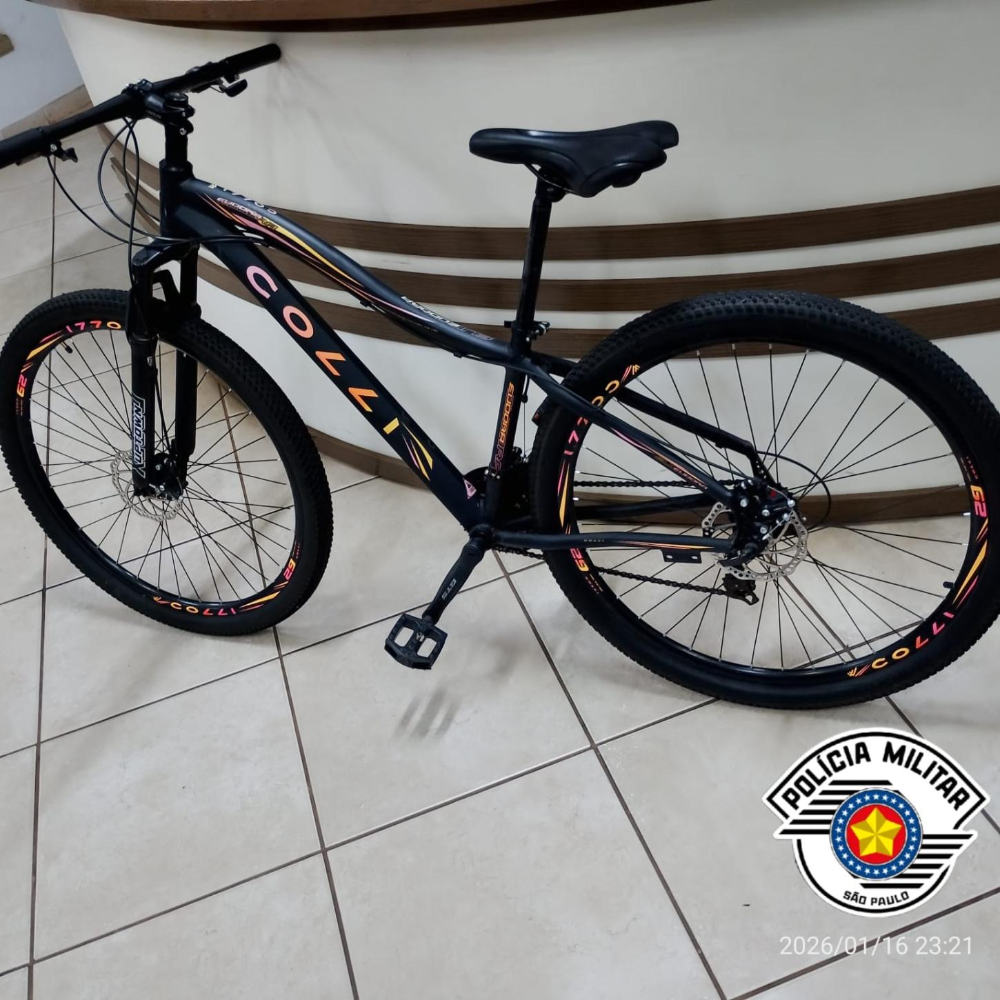 Operação Impacto resulta na prisão de homem por furto de bicicleta no Parque Industrial