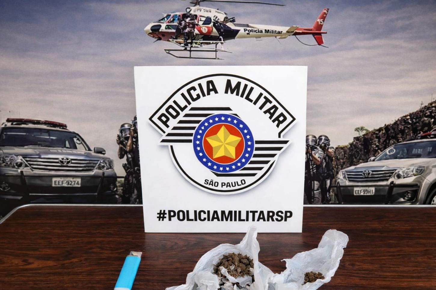 Polícia Militar flagra suspeito por tráfico de drogas no bairro São Pedro