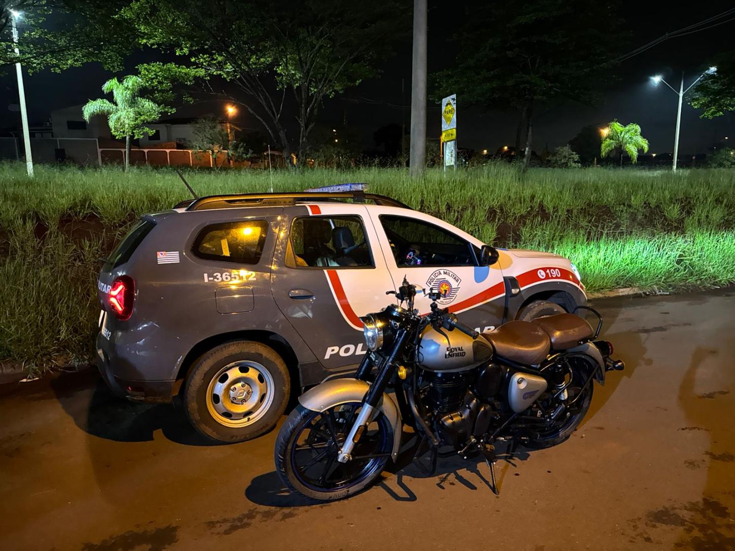 Polícia Militar recupera motocicleta furtada em Iracemápolis (SP)