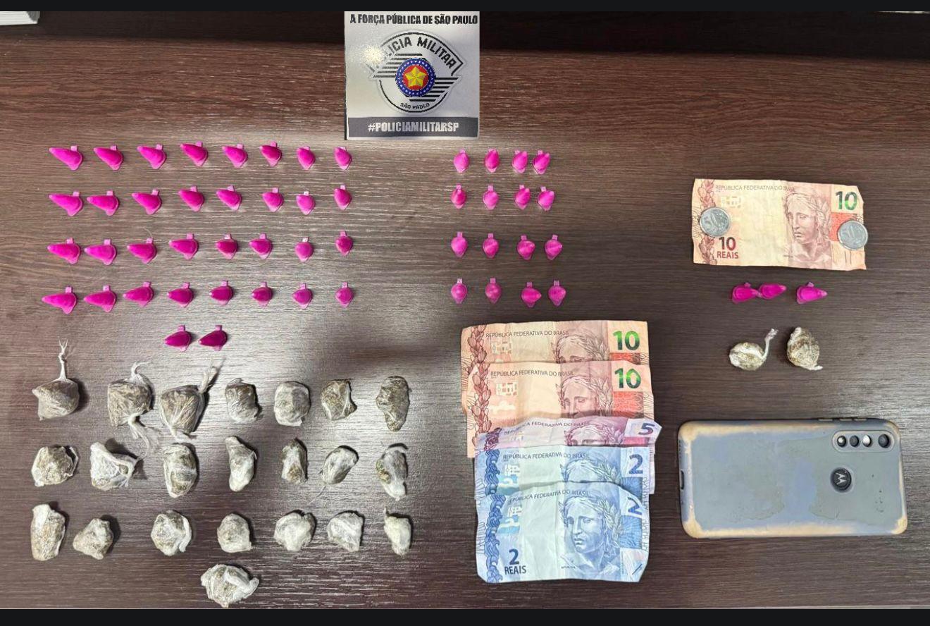 Adolescente é apreendido por tráfico de drogas durante operação da PM em Leme