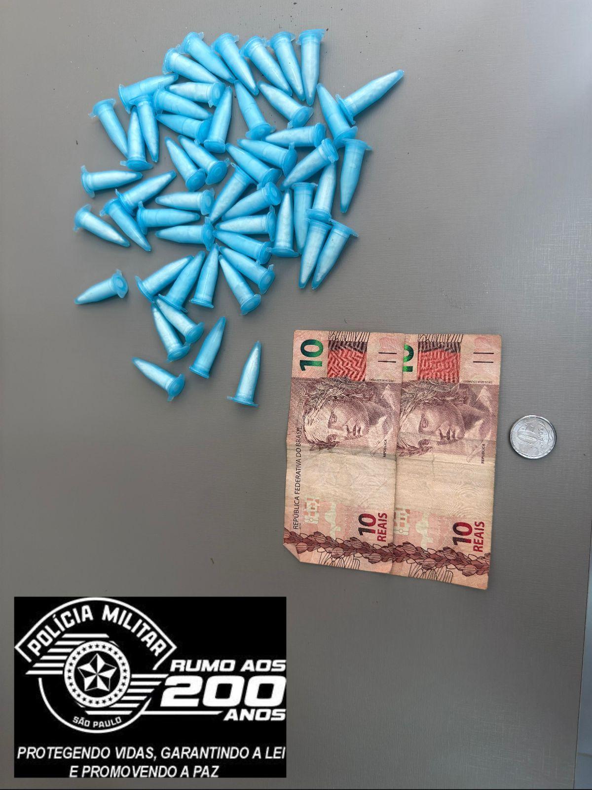 Adolescente é apreendido por tráfico de drogas em ponto conhecido de Leme